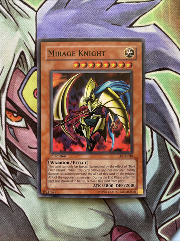 DCR-018 Mirage Knight Super Rare 1st Edition Near Mint Condition Yugioh Card