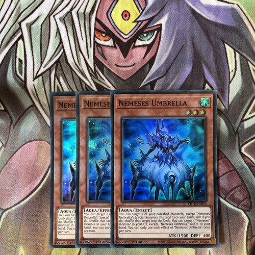 ETCO-EN011 x3 Nemesis Umbrella Super Rare Excellent Condition Yugioh