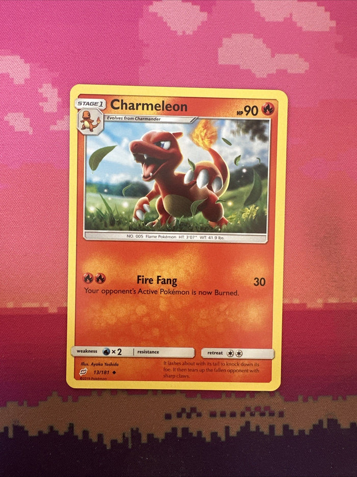 Pokemon Card Charmeleon Team Up 13/181 Near Mint