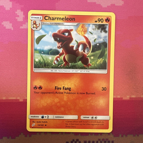 Pokemon Card Charmeleon Team Up 13/181 Near Mint