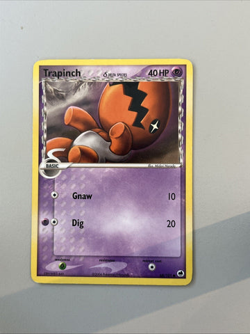 Pokemon Card Trapinch EX Delta Species Common 68/101 Light Play