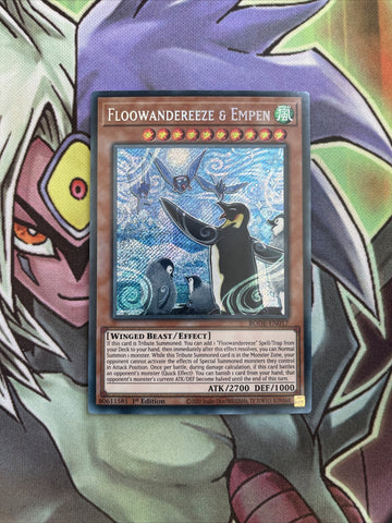 BODE-EN017 Flowandreeze & Empen Secret Rare 1st Edition NM Yugioh Card