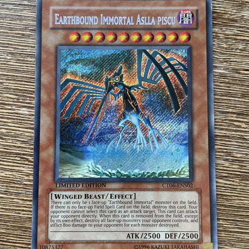 CT06-ENS02 Earthbound Immortal Aslla Piscu - - Light Play Yugioh Card