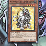 LCGX-EN158 YUGIOH CARD: Crystal Beast Topaz Tiger Common PACK FR