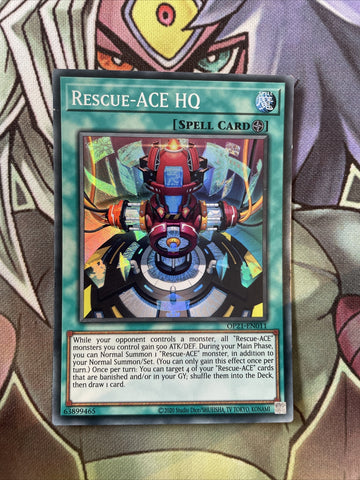 OP21-EN011 Rescue-Ace HQ - Super Rare - NM Yugioh Card