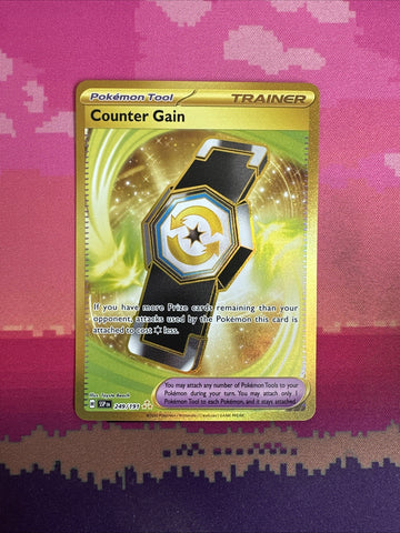 Pokemon Card Counter Gain 249/191 Hyper Rare Surging Sparks Near Mint