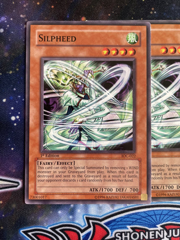 IOC-022 x3 Silpheed Common Playset Yugioh (back)