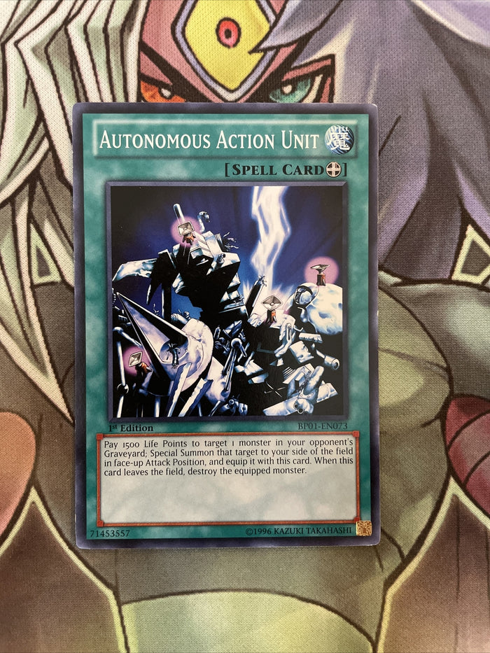 BP01-EN073 Autonomous Action Unit Common 1st Edition NM Yugioh