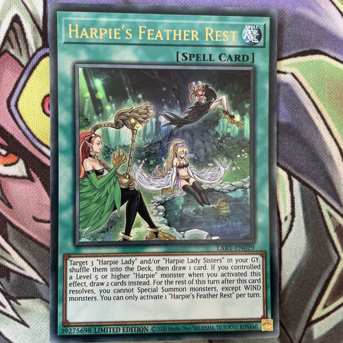 LART-EN029 Harpie's Feather Rest Ultra Rare Limited Edition NM Yugioh Card