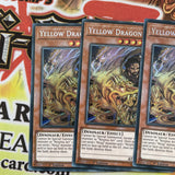 SHVA-EN013 YELLOW DRAGON NINJA YUGIOH CARDS X3