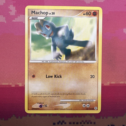 Pokemon Card Machop Diamond & Pearl Common 86/130 Near Mint