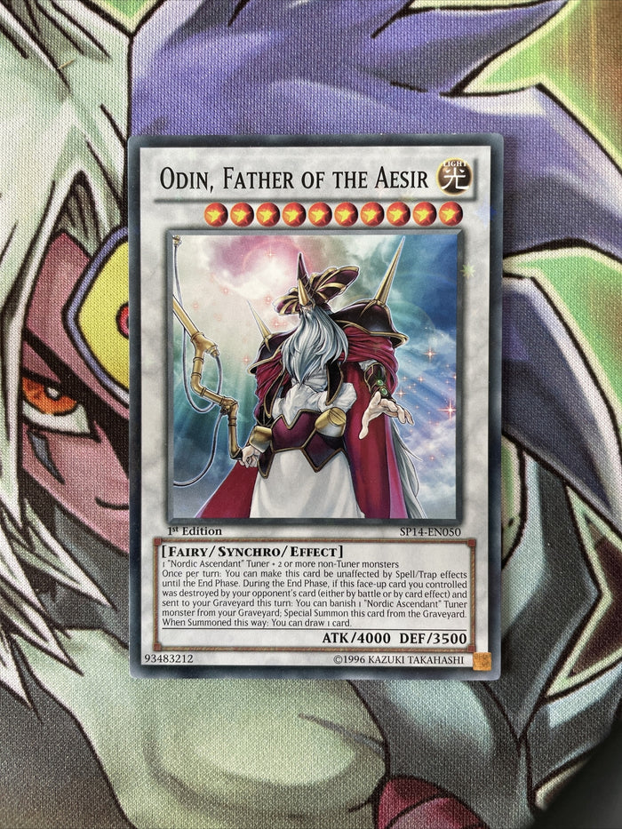 odin card yugioh SP14-EN050 Odin, Father Of The Aesir Starfoil 1st Edition Near Mint Yu – Twin Traders if this face Option:OPEN LIVE Magic: The Gathering - Boomerang Lariat