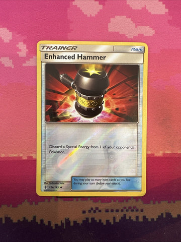Pokemon Card Enhanced Hammer Guardians Rising Reverse Holo 124/145 Near Mint