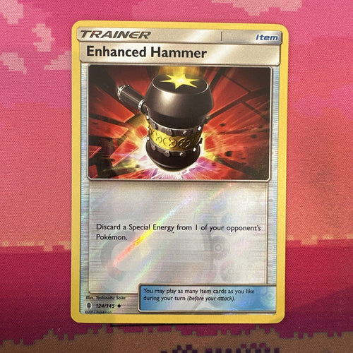 Pokemon Card Enhanced Hammer Guardians Rising Reverse Holo 124/145 Near Mint