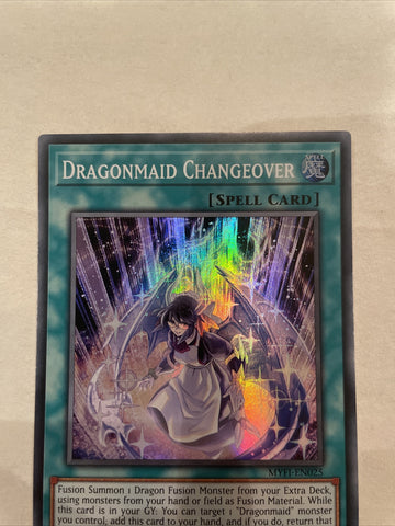 MYFI-EN025 Dragonmaid Changeover - Super Rare - 1st Edition YuGiOh (back)