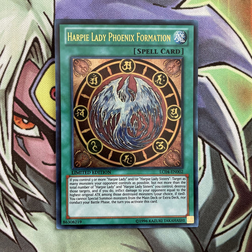 LC04-EN002 Harpie Lady Phoenix Formation Ultra Rare Lim Ed NM Condition Yugioh