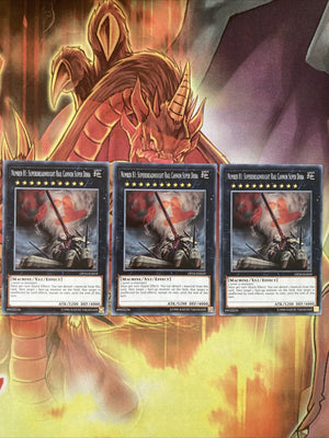 OP10 EN019 x3Number 81: Superdreadnought Rail Cannon Super Dora ommon Yugioh NM