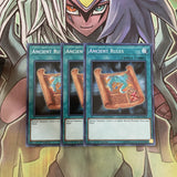 LCKC-EN039 x3 Ancient Rules Secret Rare Excellent Condition Yugioh