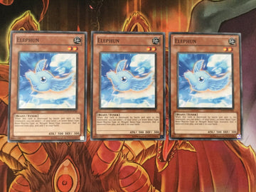 DREV-EN034 3X Yugioh Cards Elephun 1st Edition Common Playset Yu-Gi-Oh!