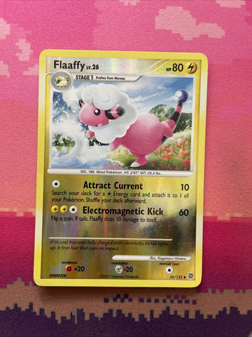 Pokemon Card Flaaffy Secret Wonders Reverse Holo 50/132 Light Play