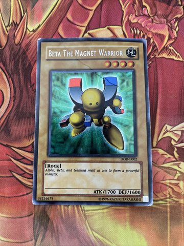 Dor-e002 Beta The Magnet Warrior PLAYED Yugioh