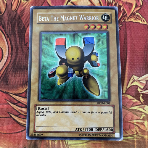 Dor-e002 Beta The Magnet Warrior PLAYED Yugioh