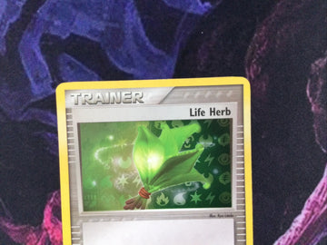 Pokemon Ex Hidden Legends Reverse Holo 90/101 Life Herb See Pics! (back)