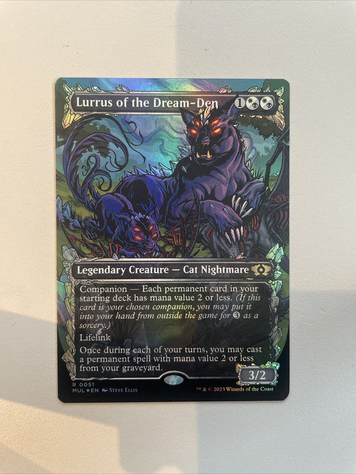 Lurrus Of The Dream-Den FOIL March Of The Machine Borderless Excellent Magic MTG