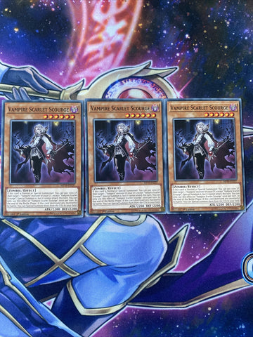 MP19-EN237 x3 Vampire Scarlet Scourge Yugioh Playset