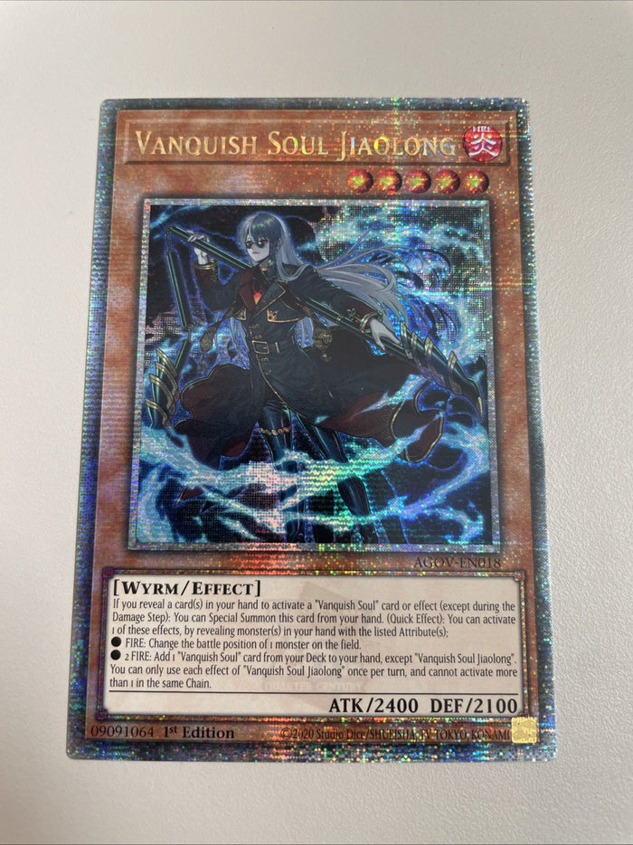 AGOV-EN018 Vanquish Soul Jiaolong Quarter Century Secret 1st Edition NM Yugioh
