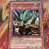 DT01-EN075 Yu Gi Oh X-Saber Palomuro Rare Duel Terminal LP Yugioh Card