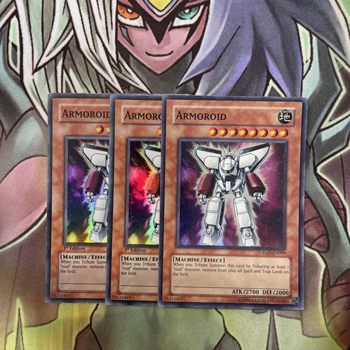 CRMS-EN099 x3 Armoroid Super Rare Excellent Condition Yugioh