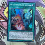 BOSH-EN089 Interrupted Kaiju Slumber Super Rare  1st Edition NM Yugioh Card