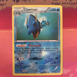Pokemon Card Clawitzer Steam Siege Reverse Holo Rare 34/114 Near Mint