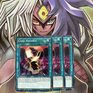 EGS1-EN029 x3 Card Advance Common Excellent Condition Yugioh