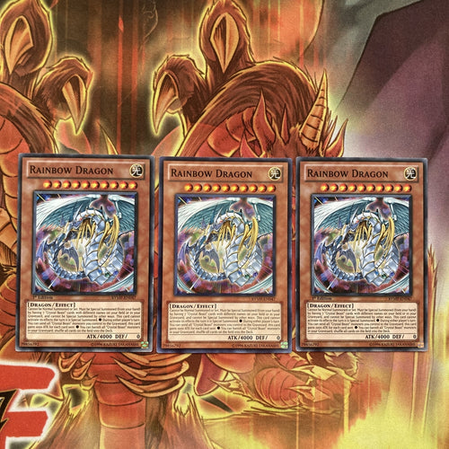 RYMP-EN047 x3 Yu-gi-oh! Rainbow Dragon Yugioh Card