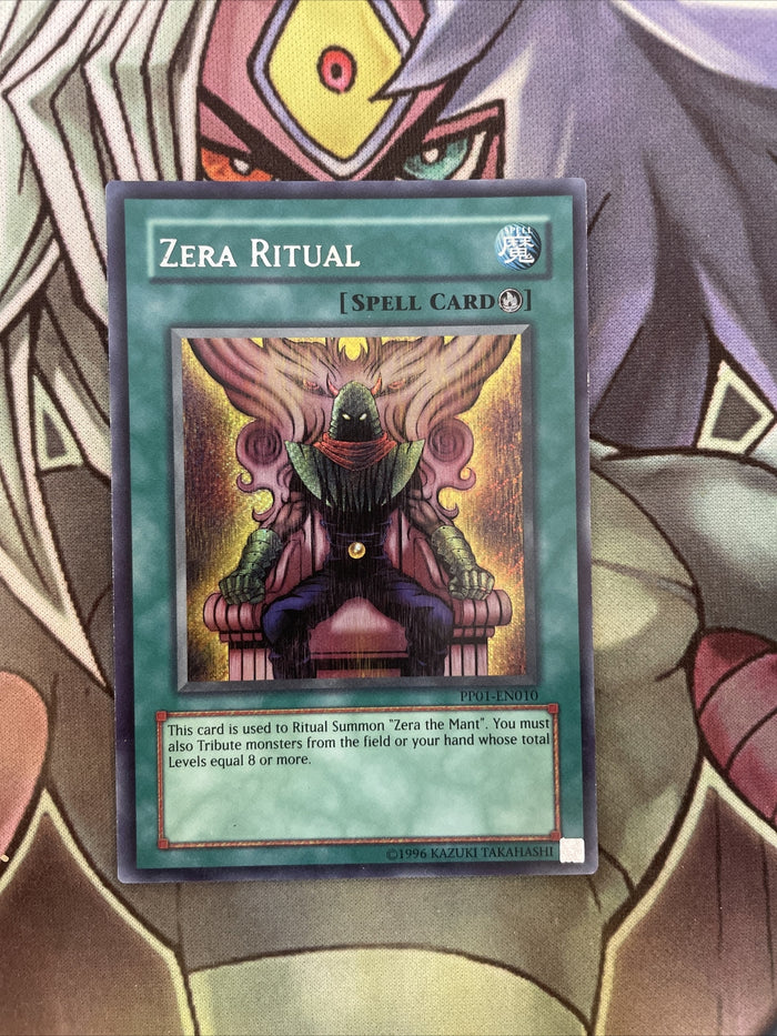 PP01-EN010 Zera Ritual Secret Rare UNL Edition NM Yugioh