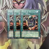 DB1-EN231 x3 Mask of Brutality Common  Excellent Condition Yugioh