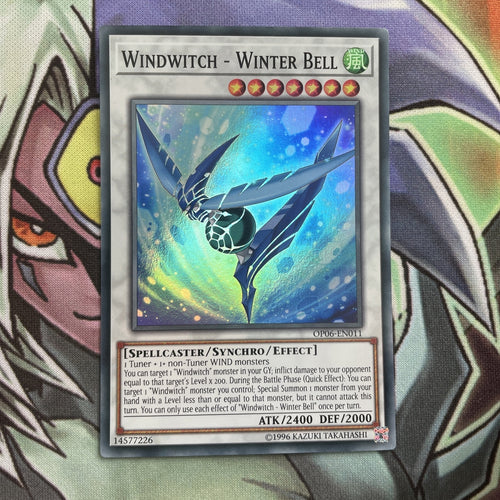 OP06-EN011 Windwitch - Winter Bell Super Rare UNL Edition NM Yugioh Card