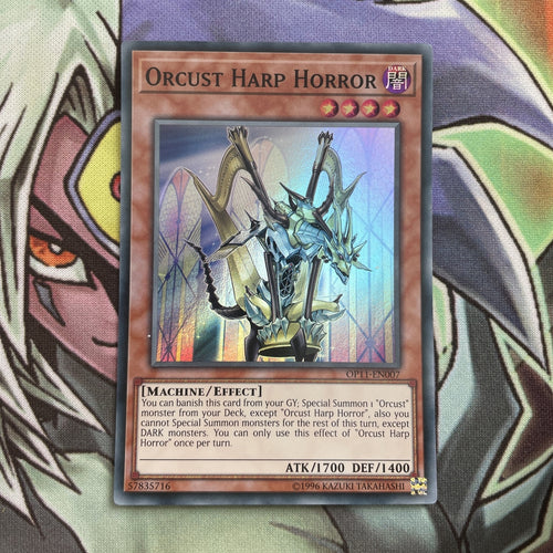 OP11-EN007 Orcust harp Horror Super Rare UNL Edition NM Yugioh Card