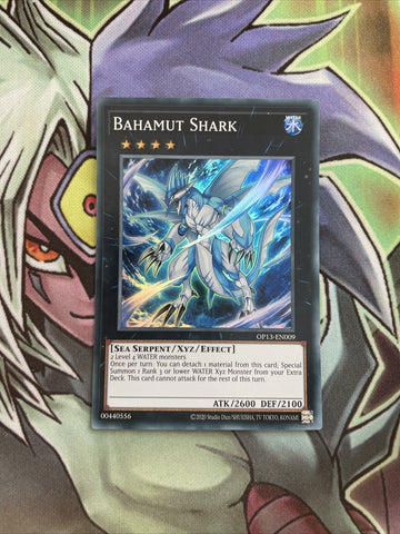 OP13-EN009 Bahamut Shark Super Rare UNL Edition NM Yugioh Card