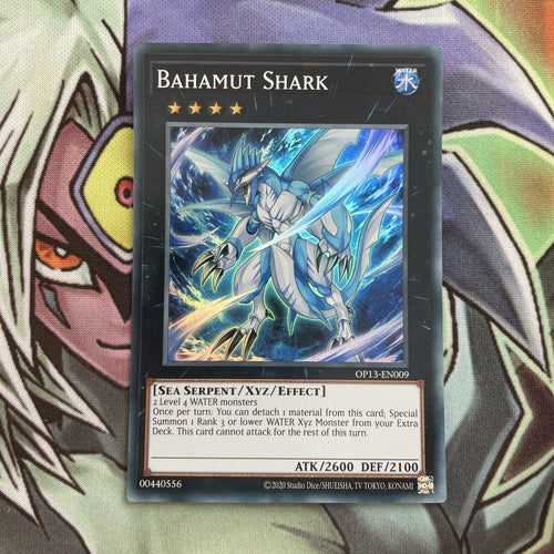 OP13-EN009 Bahamut Shark Super Rare UNL Edition NM Yugioh Card