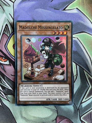 OP14-EN004 Madolche Messengelato Super Rare UNL Edition NM Yugioh Card