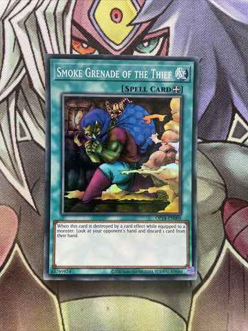 OP14-EN009 Smoke Grenade Of The Thief Super Rare UNL Edition Near Mint Yugioh