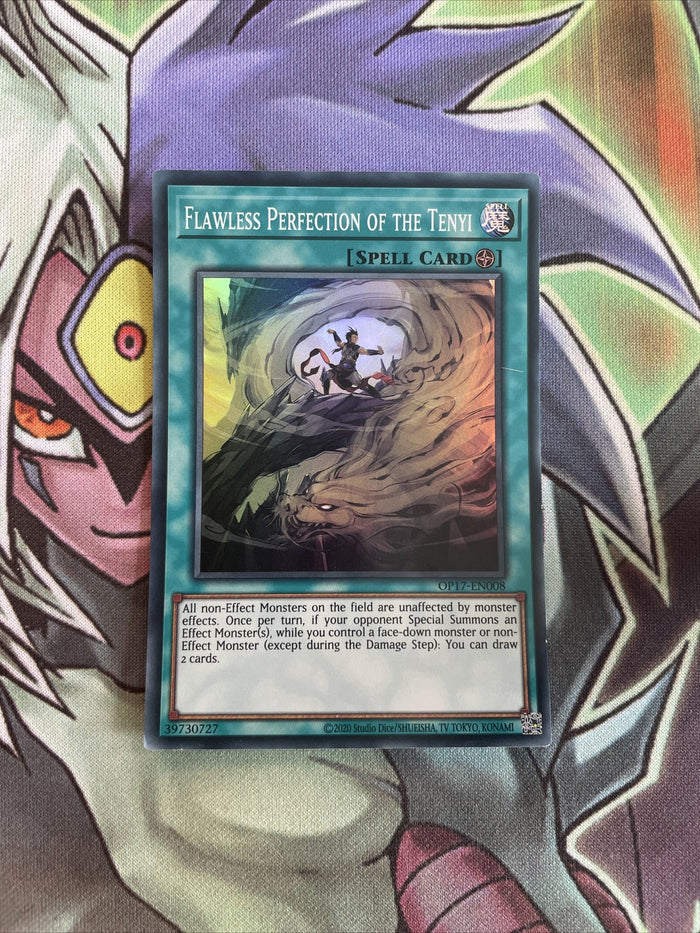 OP17-EN008 Flawless Perfection Of The Tenyi Super 1st Edition NM Yugioh Card