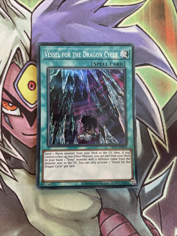 OP17-EN009 Vessel For The Dragon Cycle Super Rare 1st Edition NM Yugioh Card