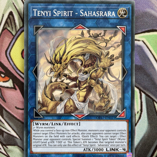 OP17-EN025 Tenyi Spirit - Sahasrara Common UNL Edition Near Mint Condition Yugio