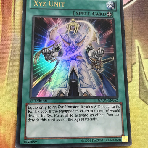 GAOV-EN062 Xyz Unit Ultra Rare Yugioh Card 1st Edition New