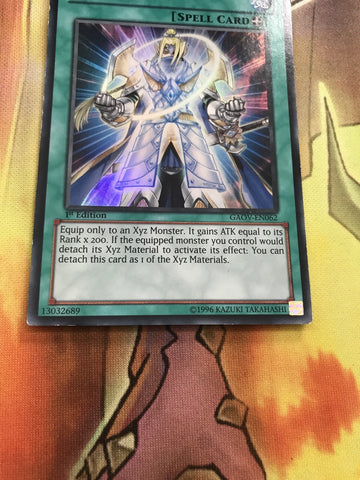 GAOV-EN062 Xyz Unit Ultra Rare Yugioh Card 1st Edition New (back)