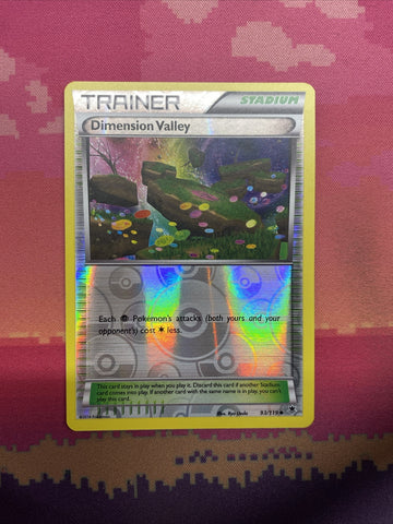 Pokemon Card Dimension Valley Phantom Forces Reverse Holo 93/119 Near Mint